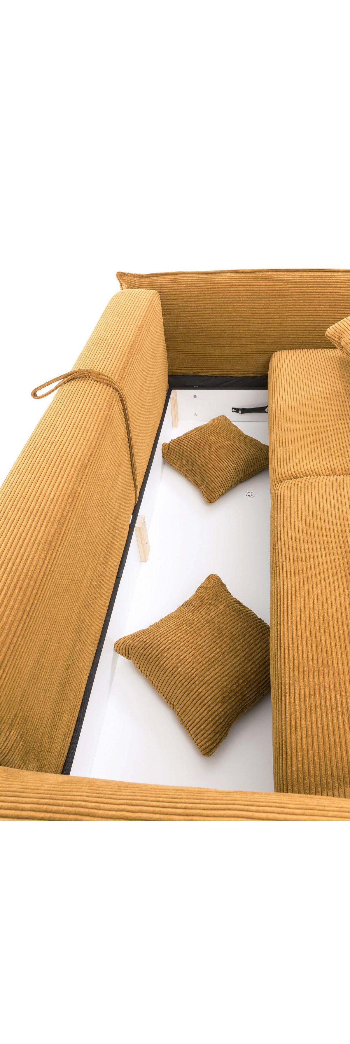 Geöffneter Bettkasten des Big Sofas 17213