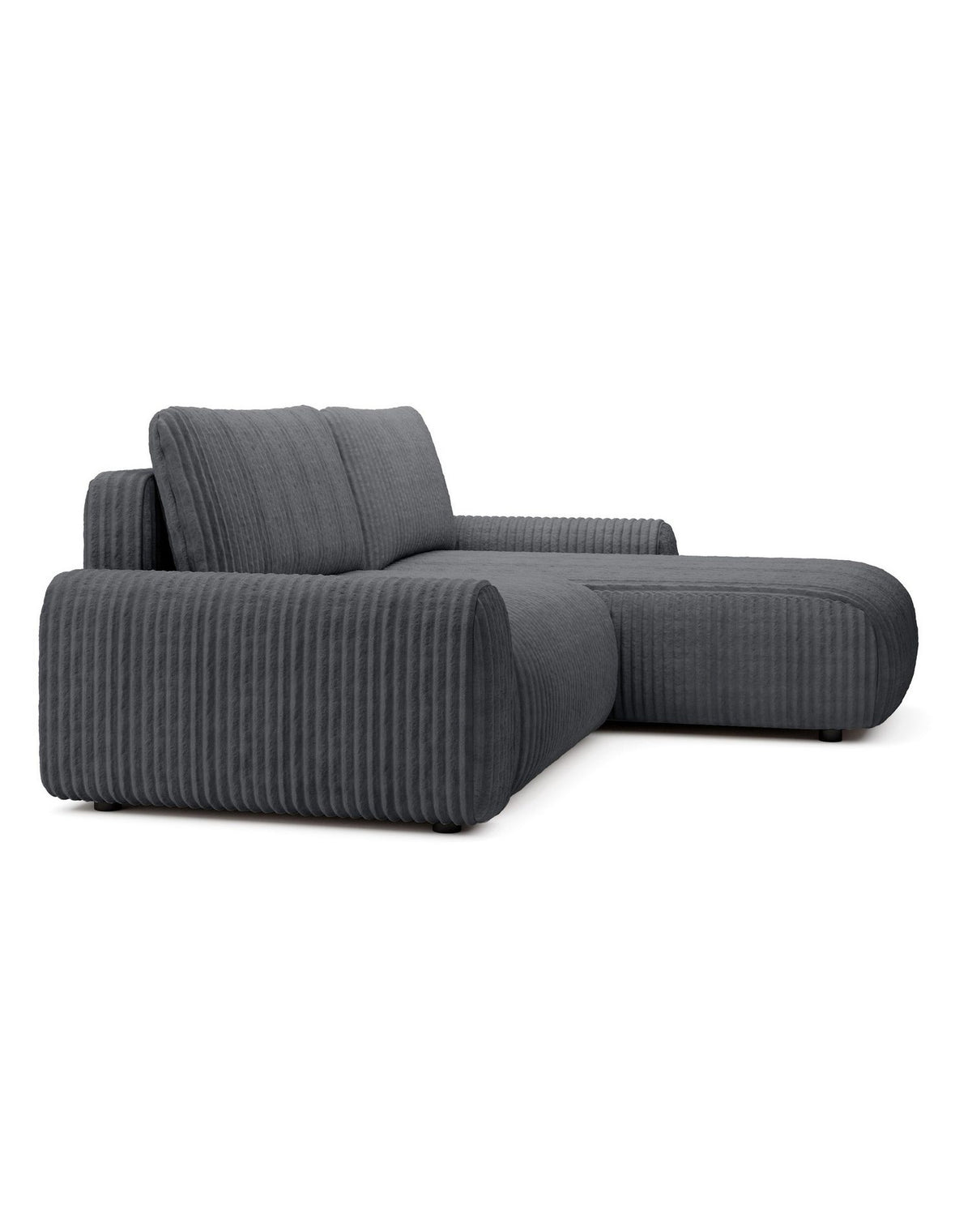 Ecksofa LELU mit ausgeklappter Liegeflaeche 126 x 196 cm