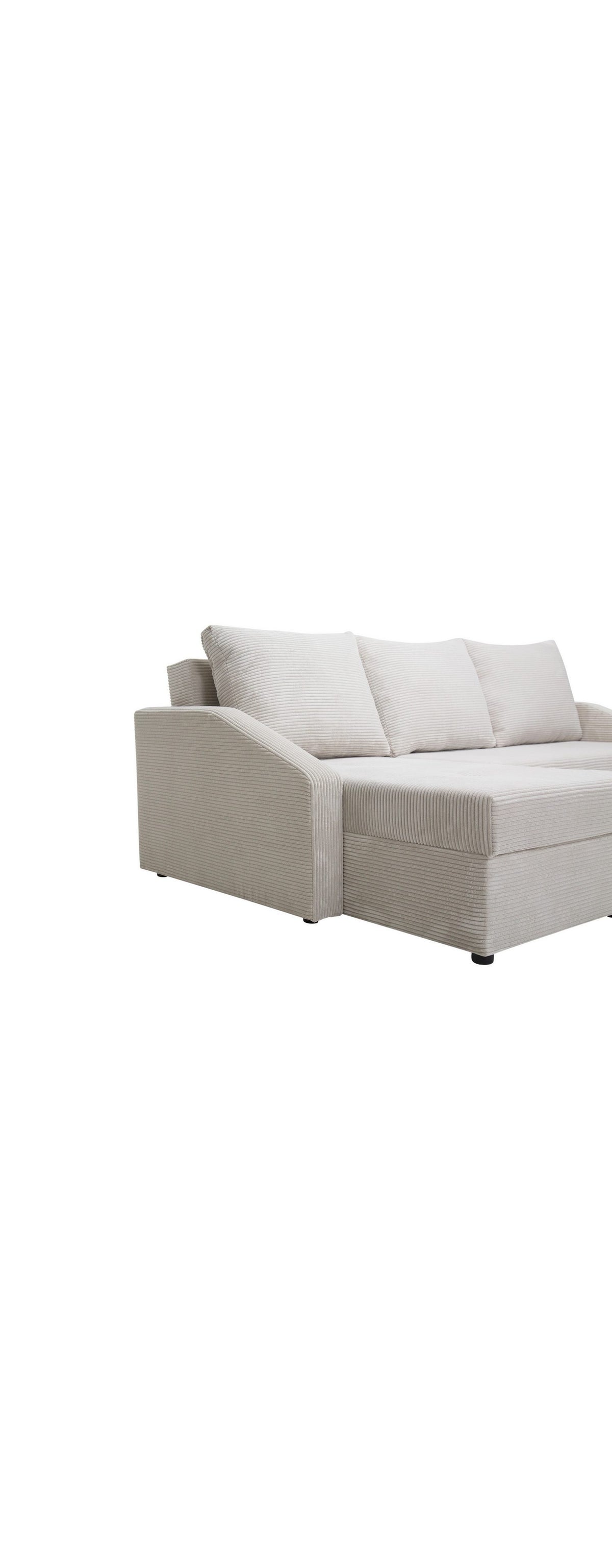 Cord Ecksofa MIX 1 Detail des Cordbezugs