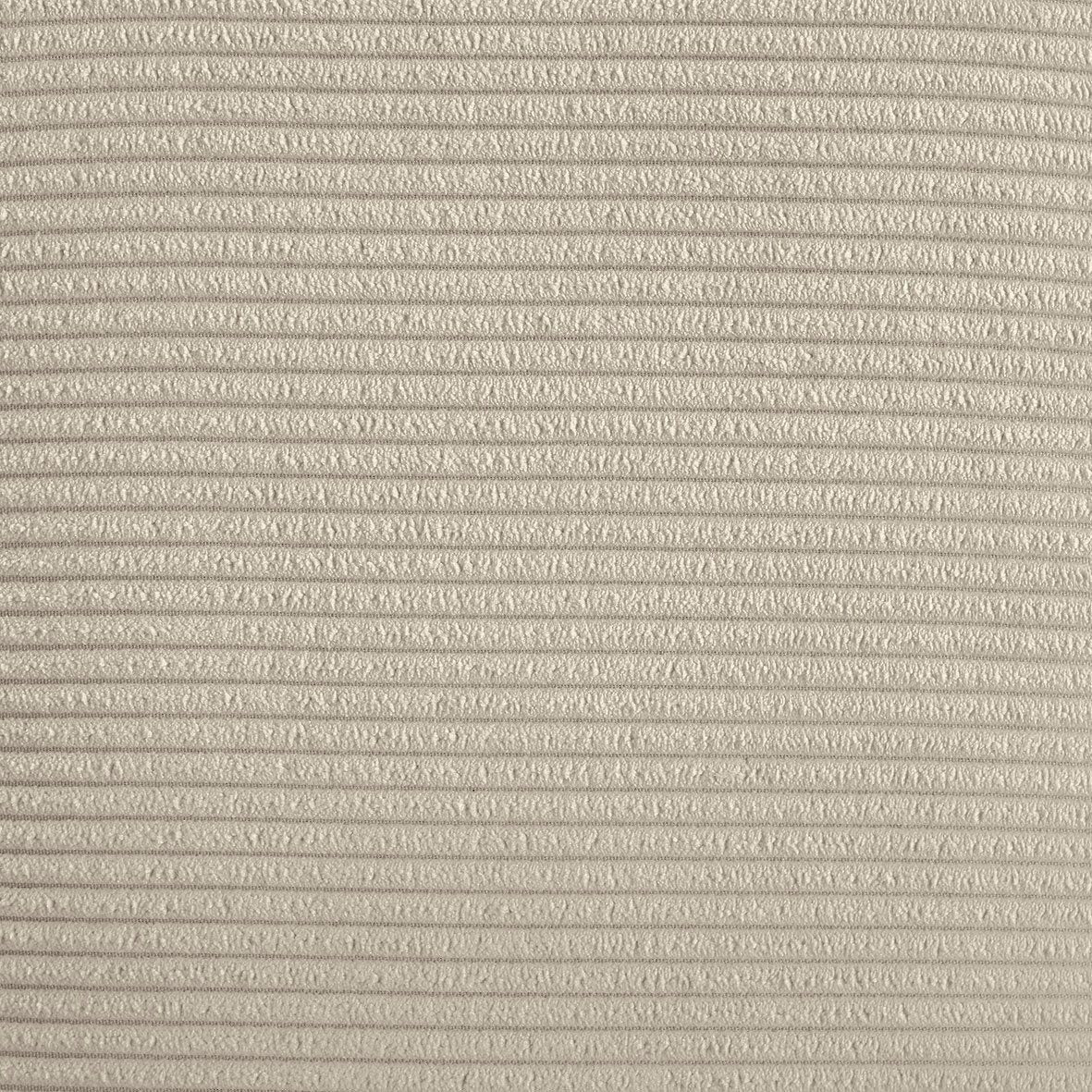 Cord Ecksofa MERLE in Beige von vorne