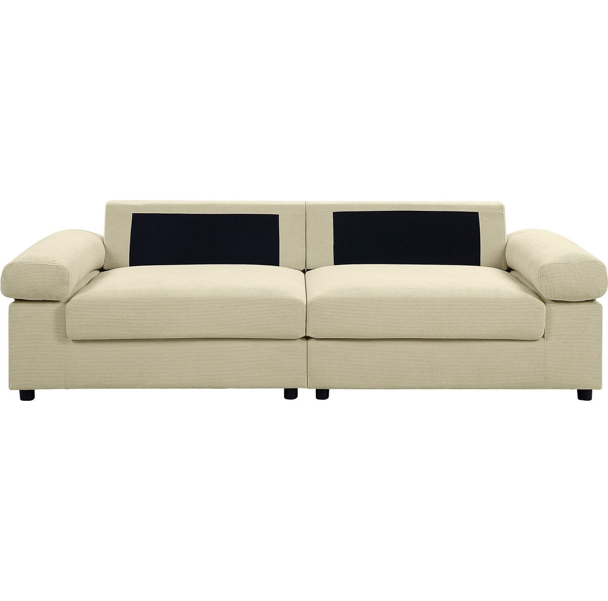 Cord Big-Sofa BJOERN mit Zierkissen