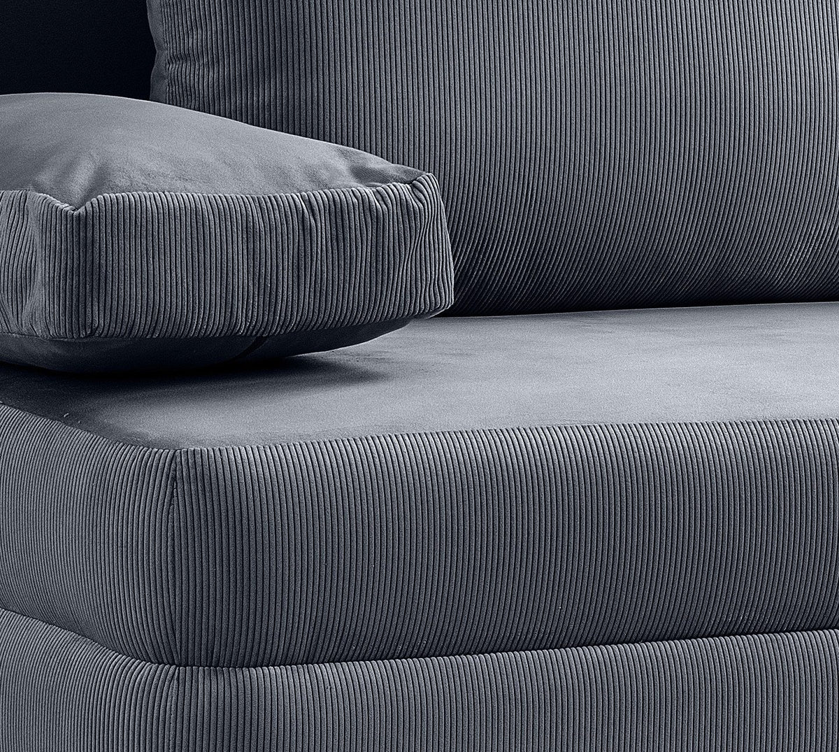 Konische Holzfuesse des Schlafsofas SORTO