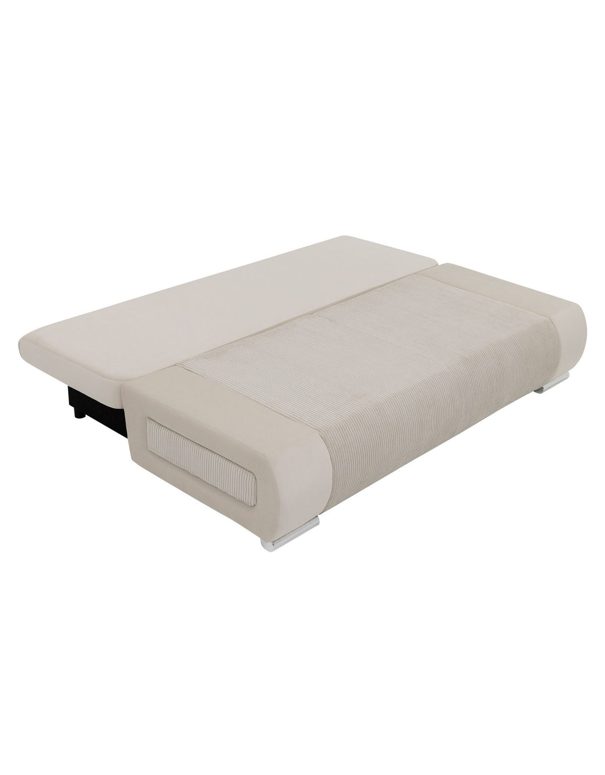 Geöffneter Bettkasten des Schlafsofas EMMA
