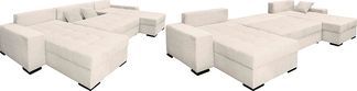 Bettkasten der Cord Wohnlandschaft JOSY XL U-Form