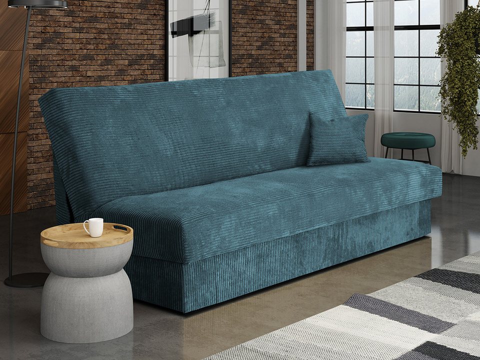 Cord Schlafsofa ADELA MINI mit Schlaffunktion