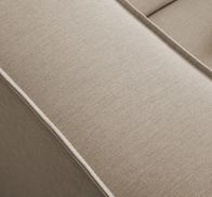 Cord Sofa PIARA Detailansicht der Kedernaht am Bezug