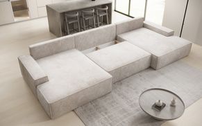 Versteckter Stauraum unter der Sitzflaeche