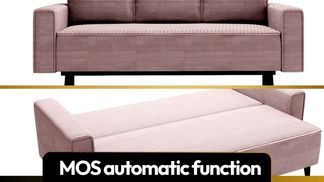 MOS-Automatic Mechanismus des LUX Cord Schlafsofas