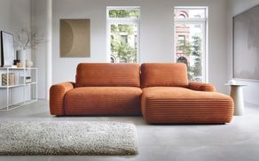 Farbvarianten des Cord Ecksofas MOUNIR