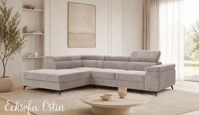 Cord Ecksofa OSTIN als grosse Wohnlandschaft
