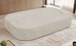 Cord Schlafsofa OVELA mit ausgeklappter Liegefläche