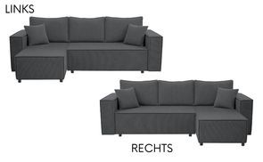 Universelle Ottomane des Cord Ecksofas NEAPOL Ansicht 3