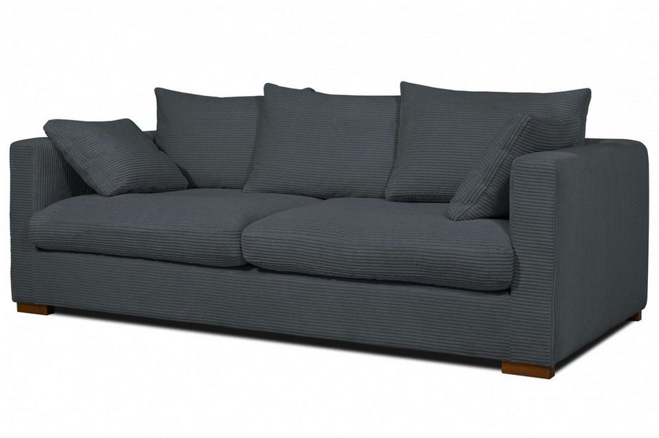 Massivholzfüße in Walnuss des Sofas CORAY