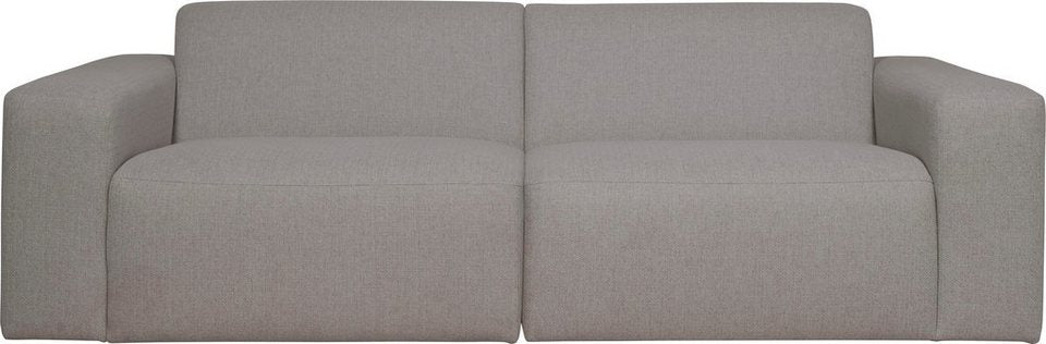 Cord Modulsofa KOA in Warm Grey mit drei Sitzplätzen